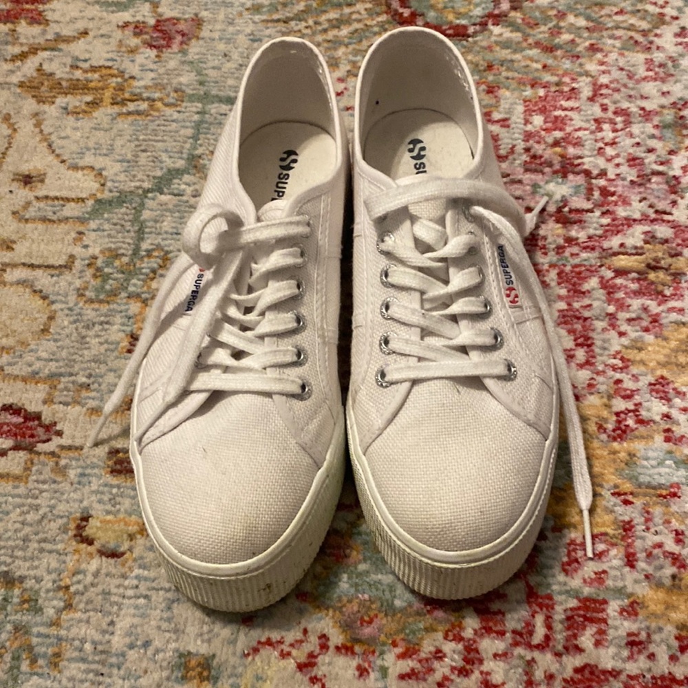 Platform White Superga